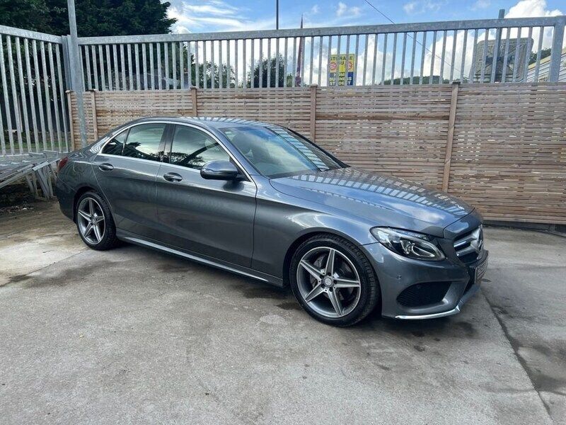 Grey Used 2016 Mercedes C200 AMG line Sedan | £8,995 (A bit pricey) - Image 1/4