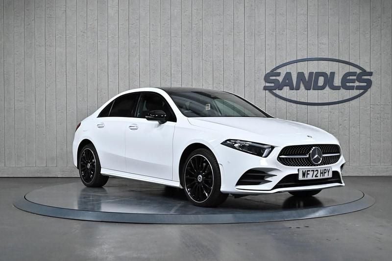 White Used 2022 Mercedes A250 AMG Line Premium Plus Sedan | £22,499 (A bit pricey) - Image 1/4