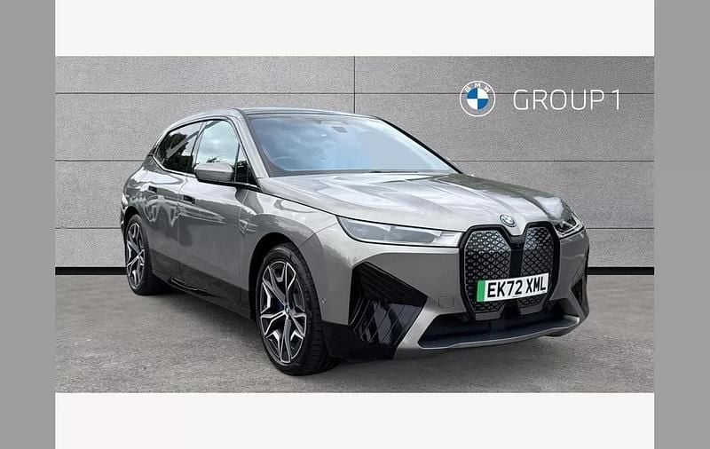 Grey Used 2022 BMW iX M Sport SUV | £35,990 (Fair price) - Image 1/4