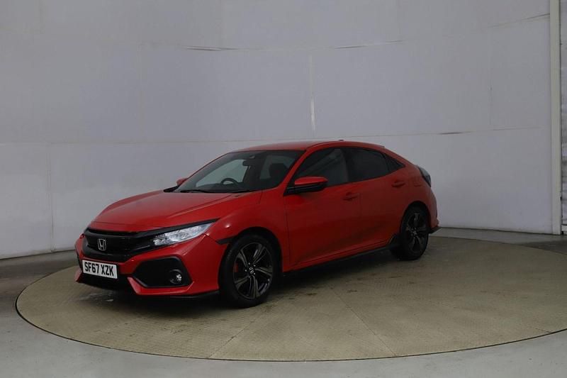 Red Used 2017 Honda Civic Sport Hatchback | £14,995 (Fair price) - Image 1/2