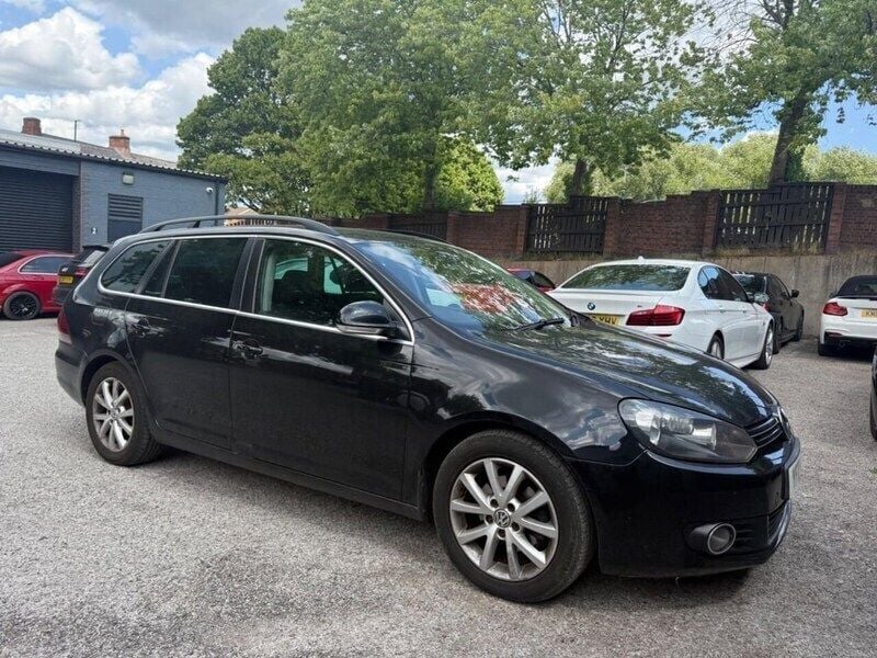 Black Used 2010 VW Golf VI Sportline Estate | £1,991 (Fair price) - Image 1/4