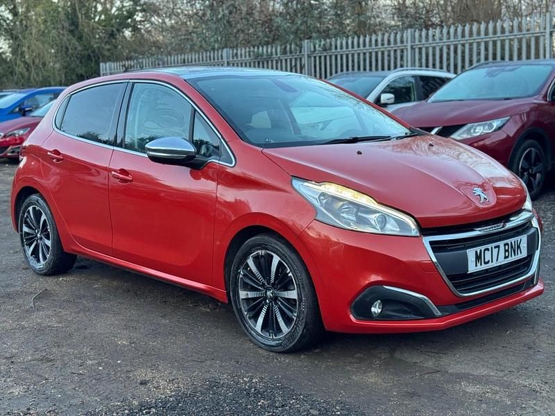 Used Peugeot 208 Allure Premium 2017 Orange Hatchback