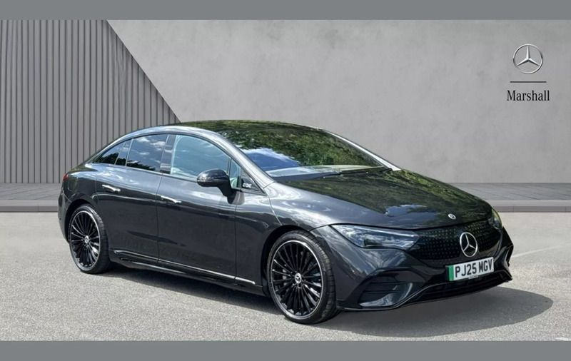 Metallic paintwork graphite grey Used 2025 Mercedes EQE350 AMG line Sedan | £59,890 (Good price) - Image 1/4