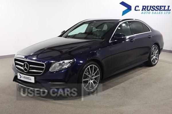 Used Mercedes E200 AMG line 184 HP (135 kW) 2020 Blue Sedan