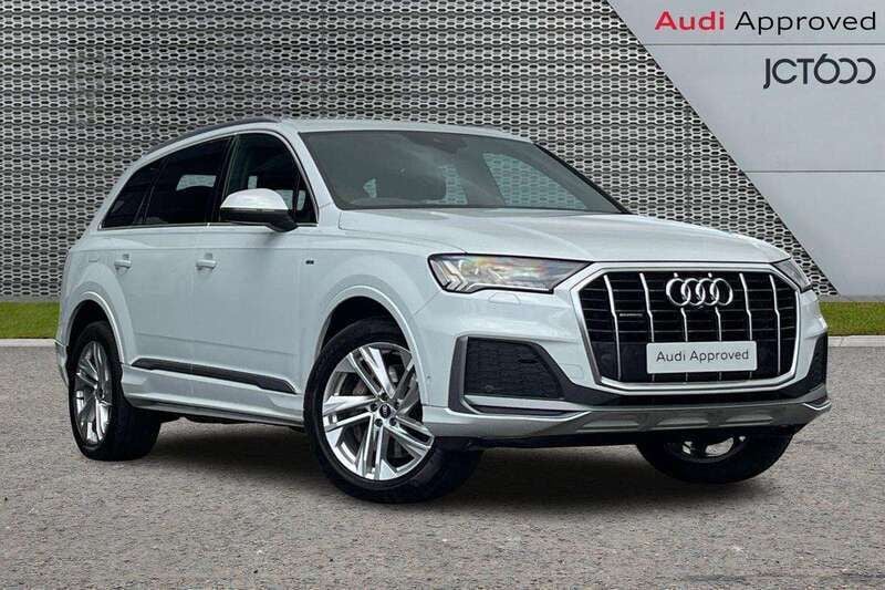 White Used 2021 Audi Q7 S-Line SUV | £38,000 (Fair price) - Image 1/4