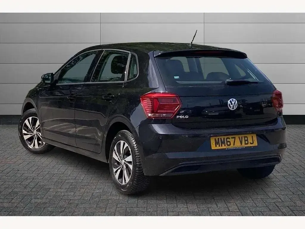 Used VW Polo SE 95 HP (69 kW) 2018 Black Hatchback