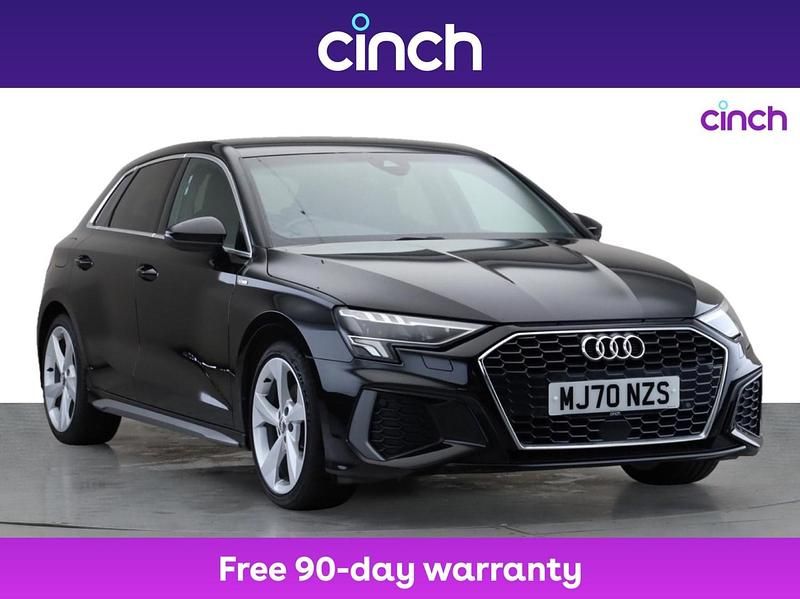 Black Used 2020 Audi A3 S-Line Hatchback | £17,499 (Fair price) - Image 1/3