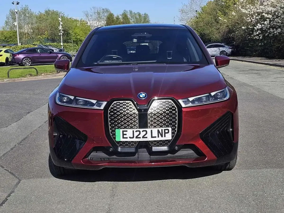 Used BMW iX Comfort Edition 455 kW (619 HP) 2022 Red SUV