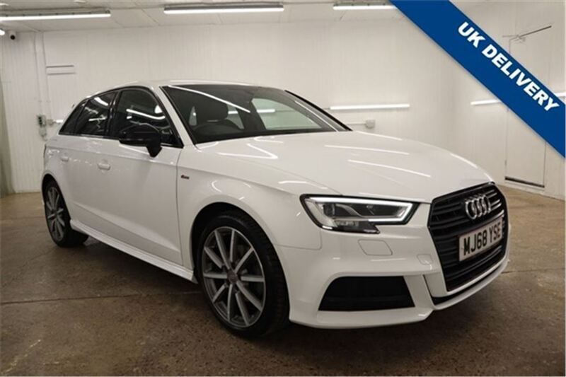 White Used 2019 Audi A3 Sportback Black Edition Hatchback | £15,852 (Fair price) - Image 1/4