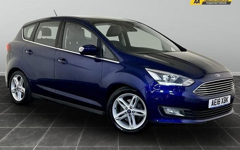 Blue Used 2018 Ford C-MAX Titanium X MPV | £9,295 (Fair price) - Image 1/2