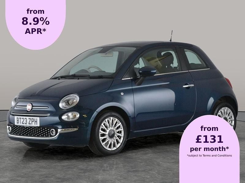 Blue Used 2023 Fiat 500 S Hatchback | £10,290 (Fair price) - Image 1/1
