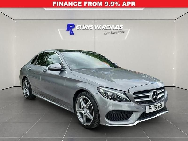 Silver Used 2016 Mercedes C200 AMG line Sedan | £15,750 (A bit pricey) - Image 1/3