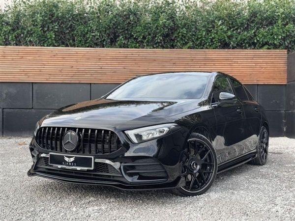 Black Used 2021 Mercedes A250 AMG line Sedan | £20,388 (A bit pricey) - Image 1/4
