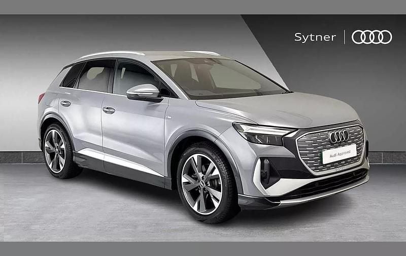 Grey Used 2022 Audi Q4 e-tron S-Line SUV | £25,750 (Fair price) - Image 1/4