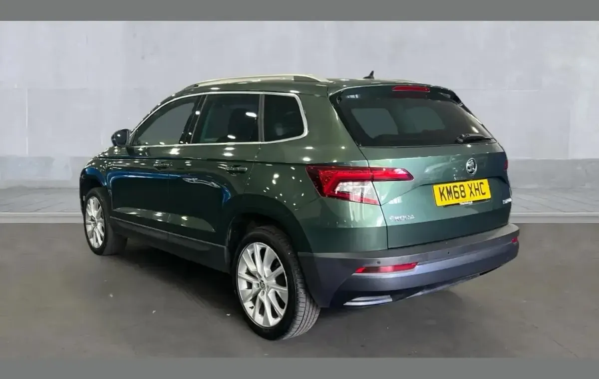 Used Skoda Karoq SE L 150 HP (110 kW) 2018 Emerald green SUV