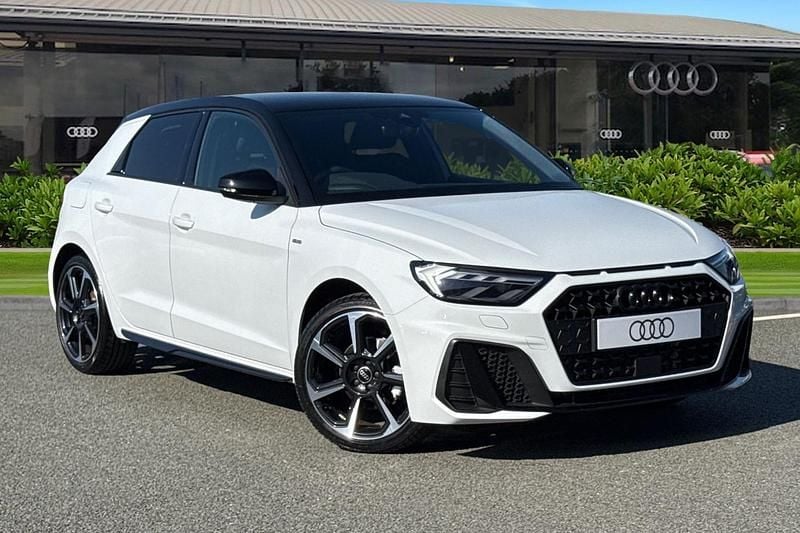 New Audi A1 Sportback Black Edition 150 HP (110 kW) 2026 White Hatchback
