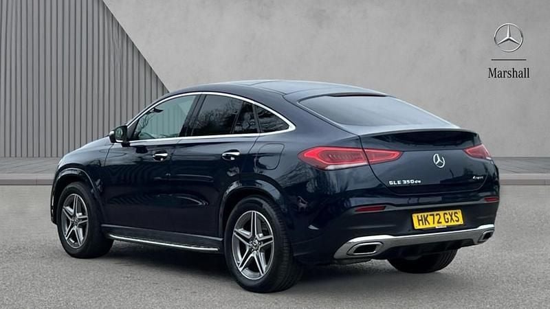 Used Mercedes GLE350 AMG line 320 HP (235 kW) 2022 Cavansite blue metallic