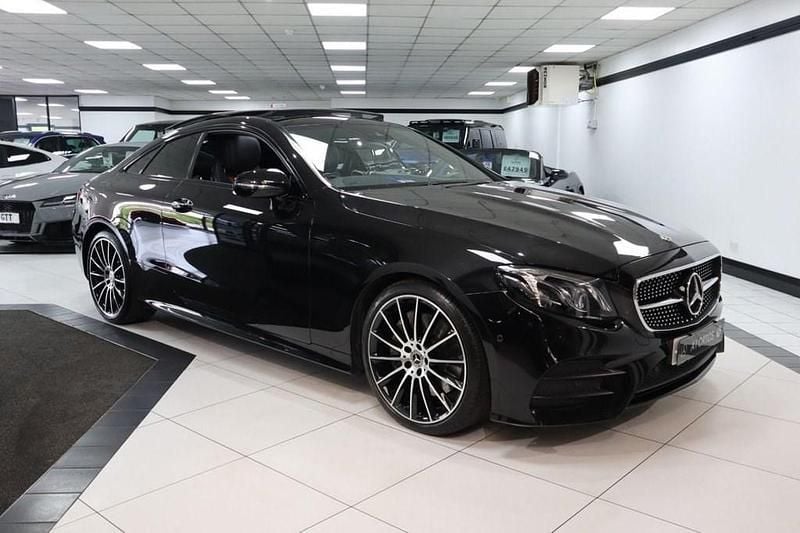 Black Used 2018 Mercedes E300 AMG line Coupe | £27,949 - Image 1/2