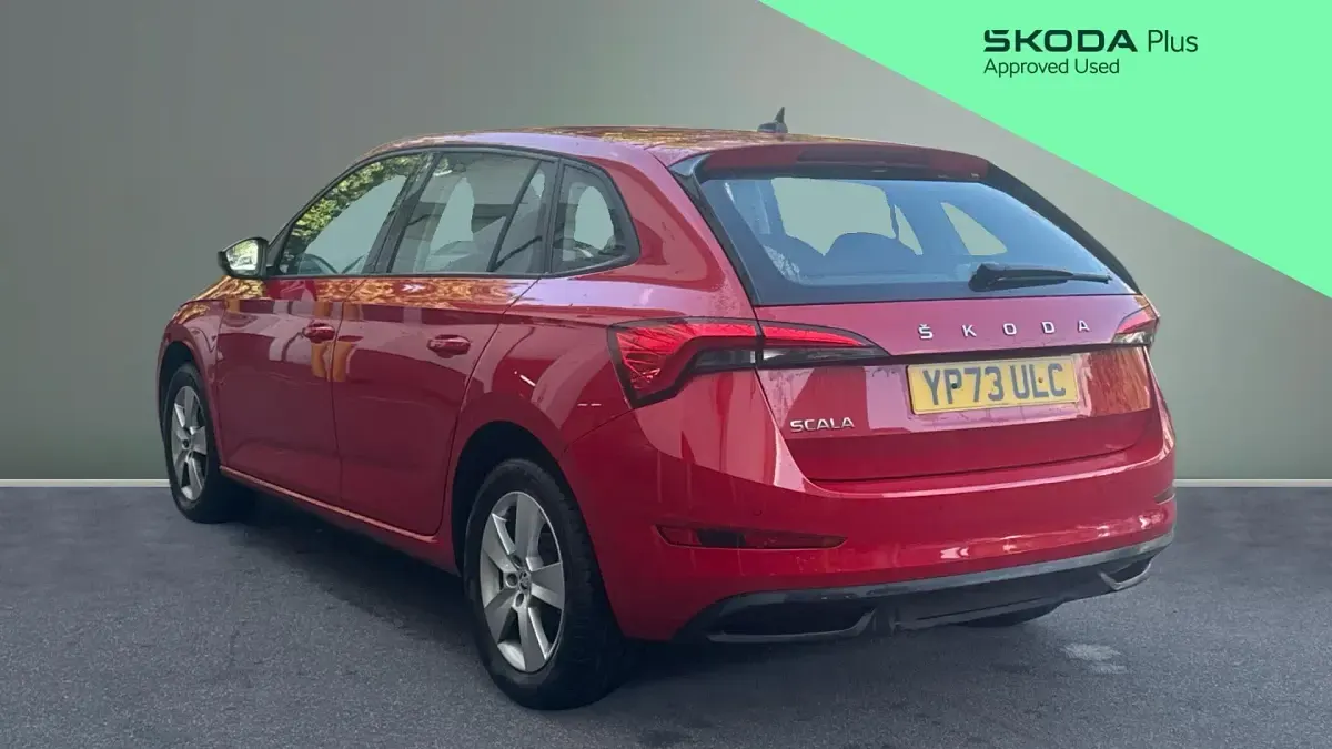 Used Skoda Scala SE 110 HP (80 kW) 2023 Red Hatchback