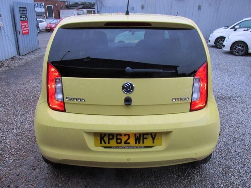 Used Skoda Citigo Elegance 2012 Yellow Hatchback