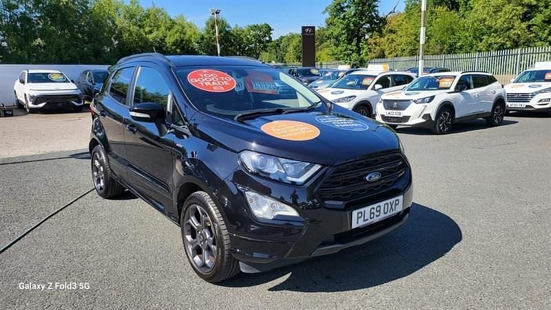 Black Used 2020 Ford Ecosport ST-Line SUV | £11,123 (Fair price) - Image 1/4