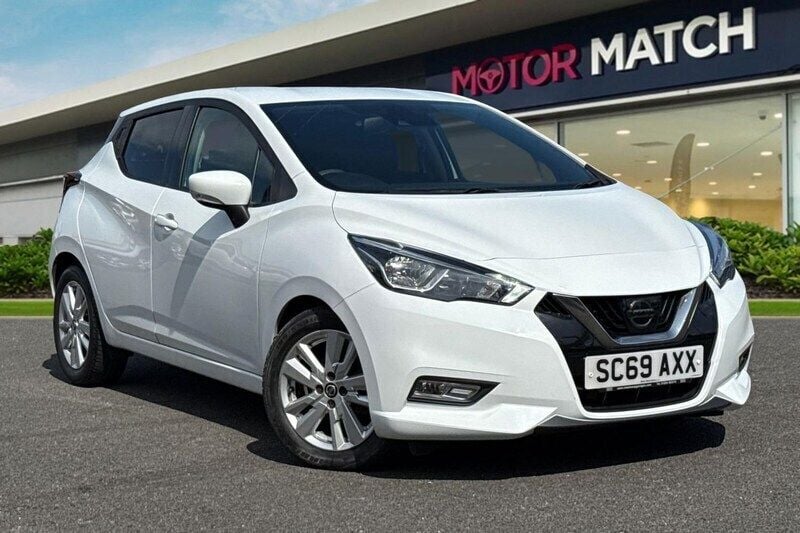 White Used 2020 Nissan Micra Acenta Hatchback | £8,700 (Good price) - Image 1/4