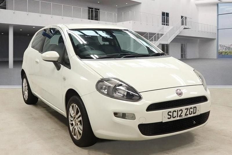 White Used 2012 Fiat Punto Easy Hatchback | £1,290 (Good price) - Image 1/1