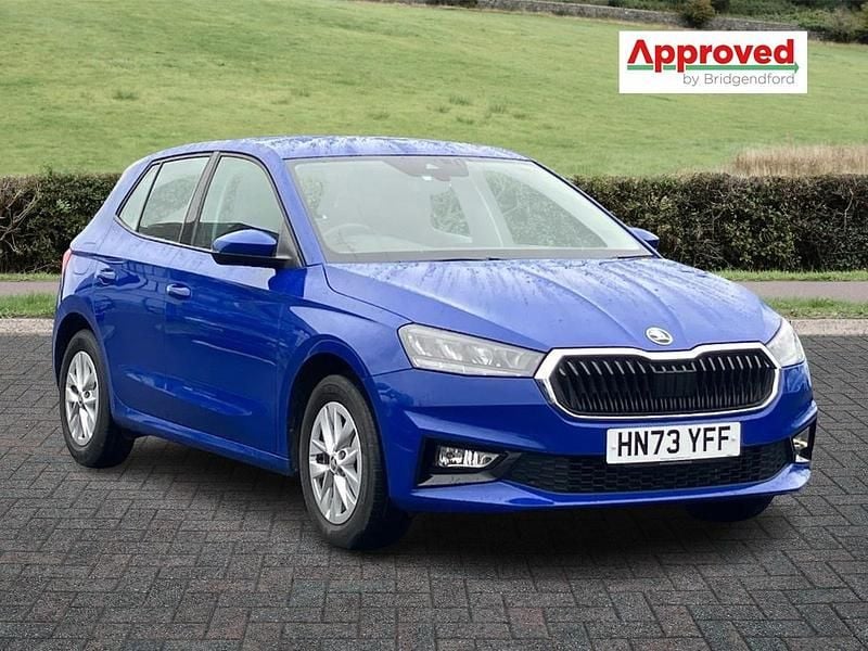 Blue Used 2023 Skoda Fabia Comfort Hatchback | £14,794 (Good price) - Image 1/3
