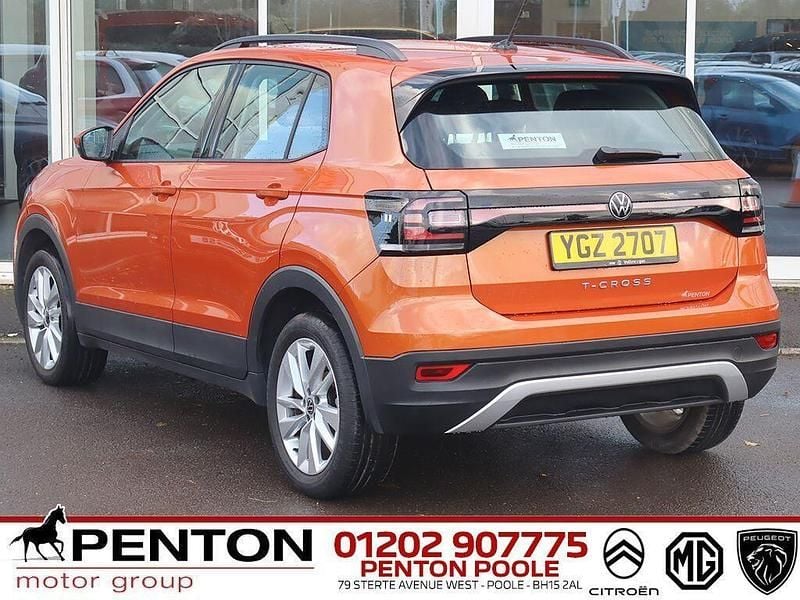 Used VW T-Cross SE 110 HP (80 kW) 2022 Orange SUV