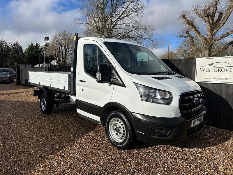 Used Ford Transit 130 HP (95 kW) 2021 White Cabriolet