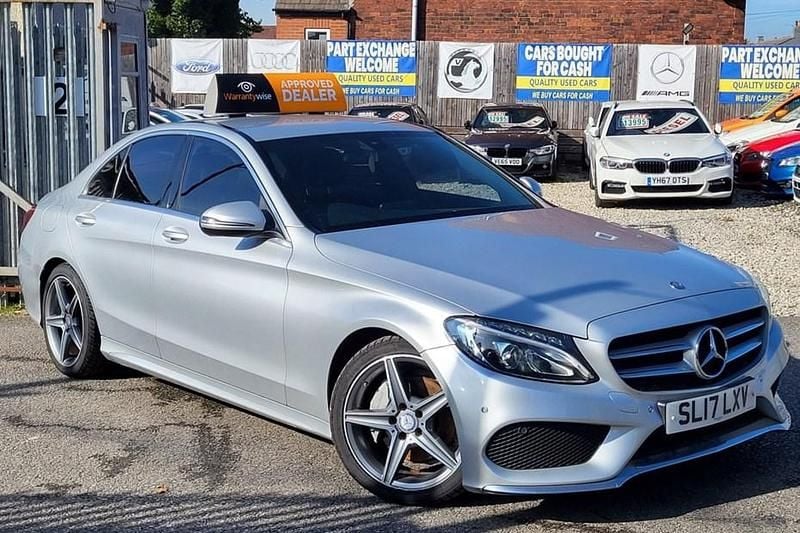 Silver Used 2017 Mercedes C220 AMG line Sedan | £8,495 (Super price) - Image 1/1