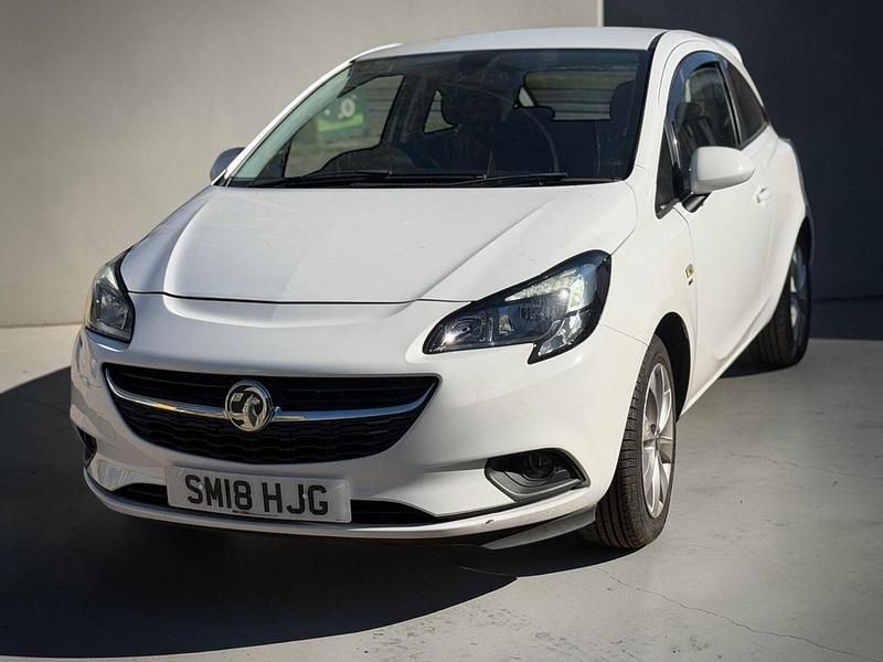 Begagnad Vauxhall Corsa 2018 Vit Halvkombi