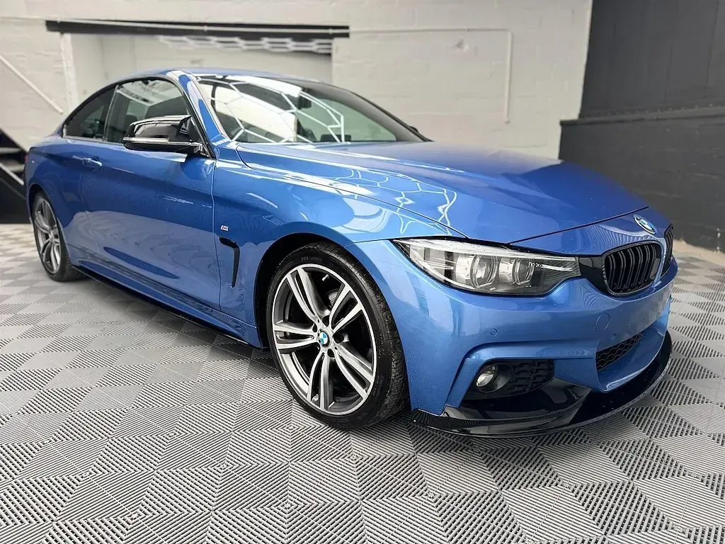 Used BMW 420 Coupé M Sport 190 HP (139 kW) 2018 Blue Coupe