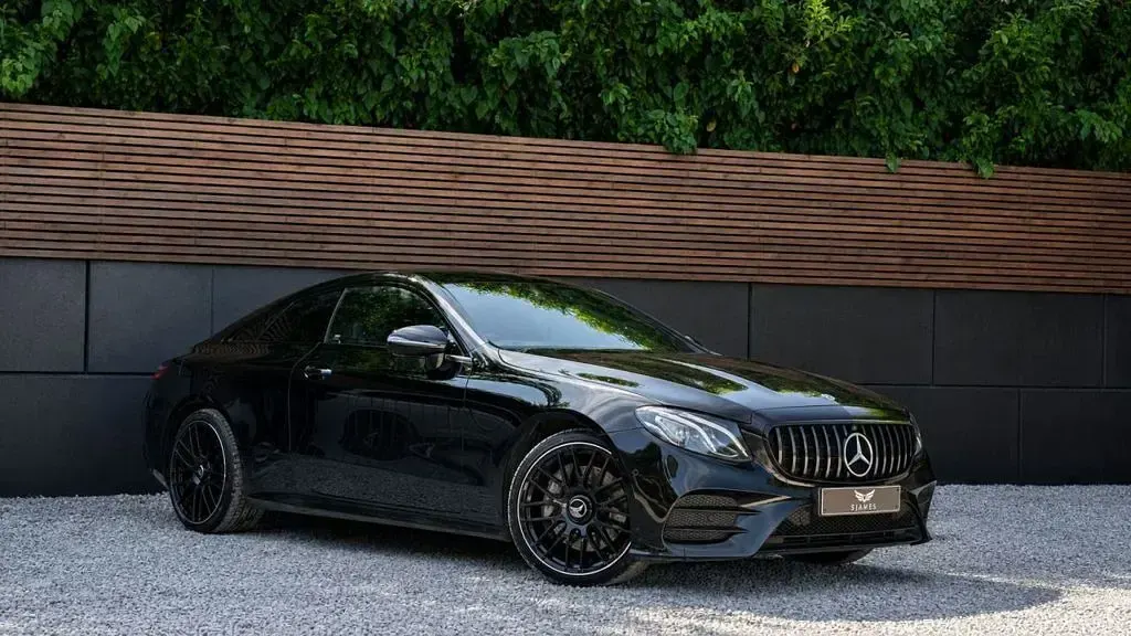 Used Mercedes E350 AMG line 2019 Black Coupe