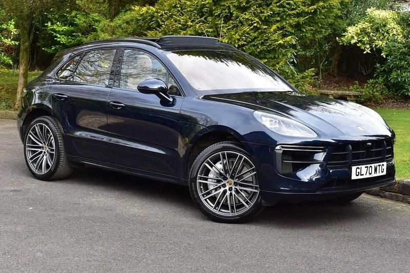 Blue Used 2020 Porsche Macan Turbo SUV | £51,475 (Fair price) - Image 1/4