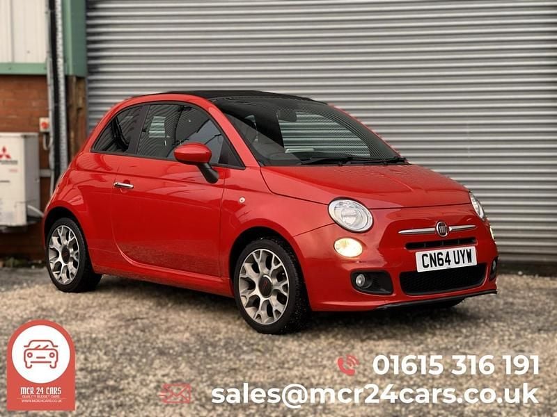 Used Fiat 500C S 69 HP (50 kW) 2014 Red Cabriolet