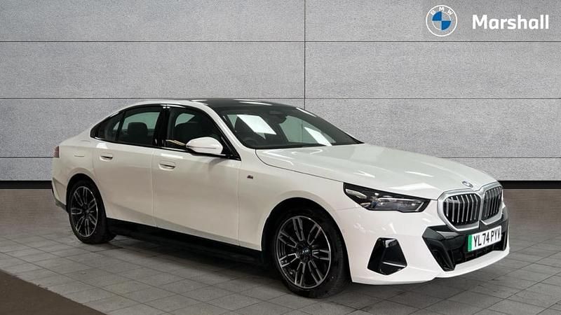 Alpine white Used 2025 BMW i5 M Sport Sedan | £49,360 (Fair price) - Image 1/4