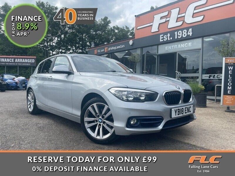 Silver Used 2018 BMW 120 Sport Line Hatchback | £9,950 (Fair price) - Image 1/4