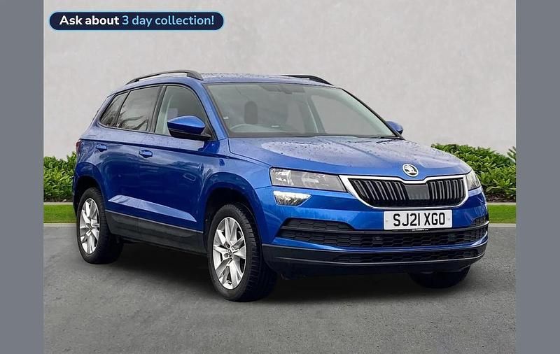 Used Skoda Karoq SE Technology 150 HP (110 kW) 2021 Blue SUV