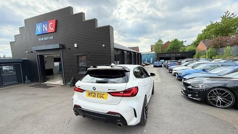 White Used 2021 BMW M135 Sport Line Hatchback | £24,491 (Fair price) - Image 1/4