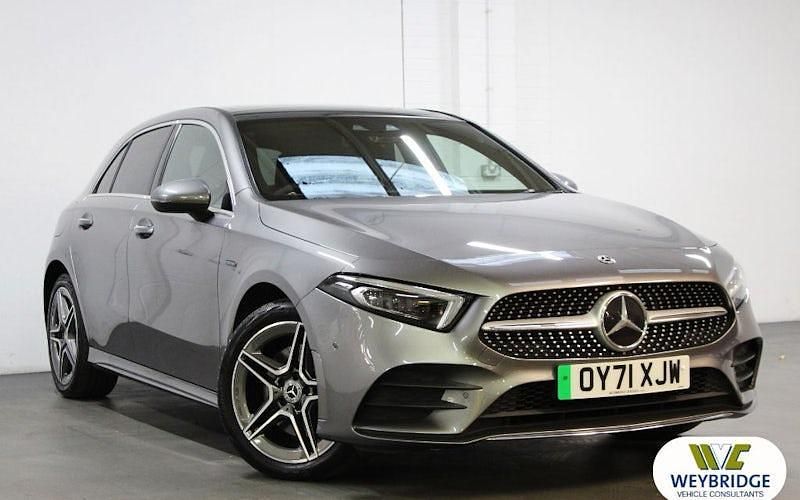 Grey Used 2021 Mercedes A250 AMG line Hatchback | £22,495 (A bit pricey) - Image 1/3