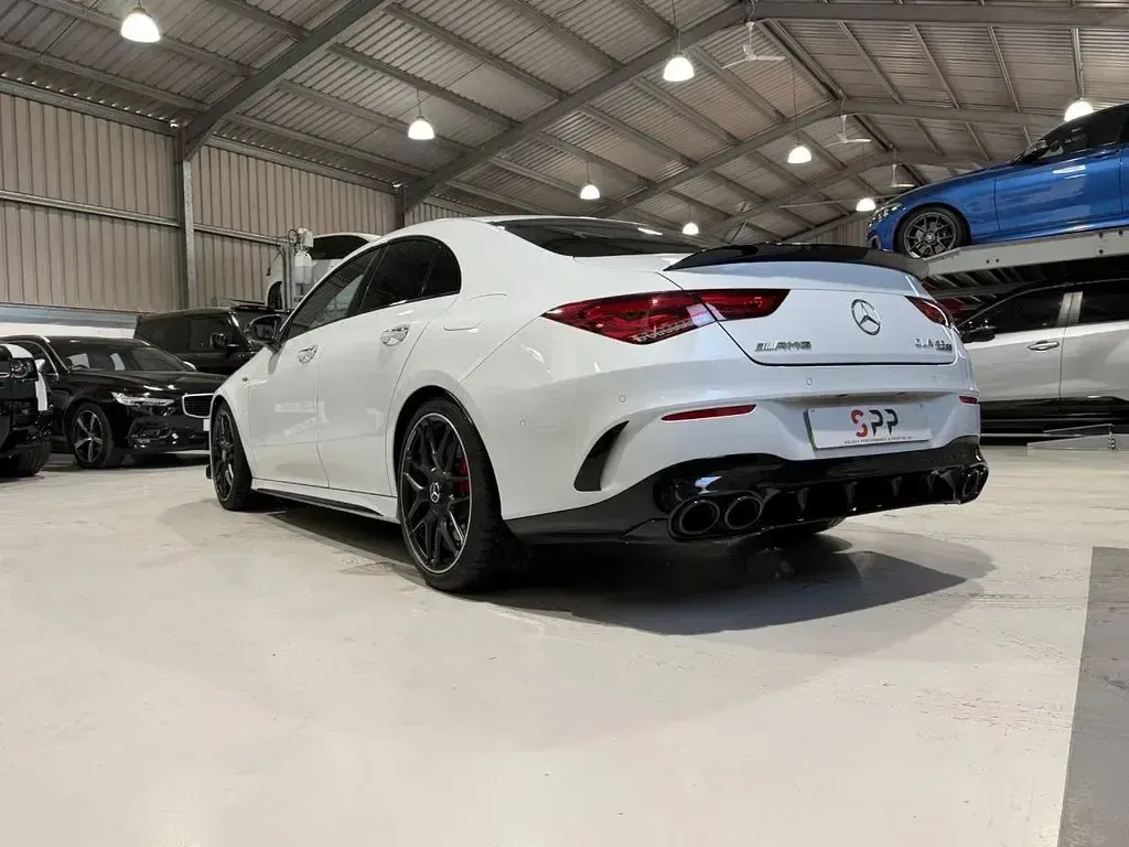 Used Mercedes CLA45 AMG AMG 421 HP (309 kW) 2022 White Coupe