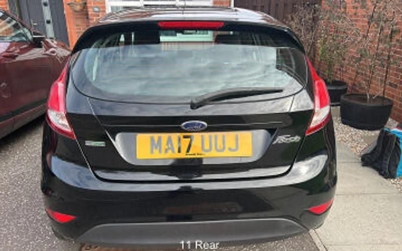 Used Ford Fiesta Zetec 101 HP (74 kW) 2017 Black Hatchback