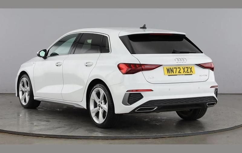 Used Audi A3 S-Line 110 HP (80 kW) 2022 White Hatchback