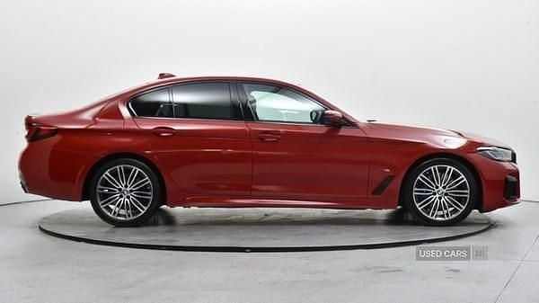 Used BMW 530 M Sport 282 HP (207 kW) 2022 Red Sedan