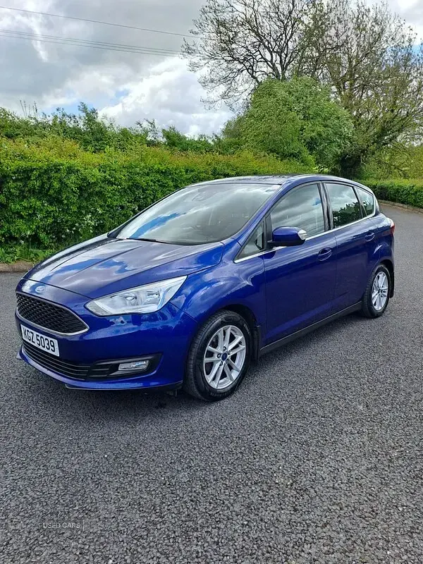 Used Ford C-MAX Zetec 125 HP (91 kW) 2018 Blue MPV