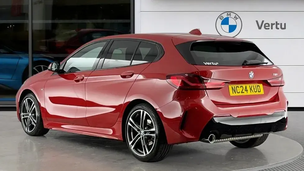 Used BMW 118 M Sport 136 HP (100 kW) 2024 Red Hatchback