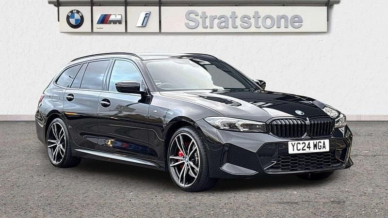 Black Used 2024 BMW 330e M Sport Estate | £36,890 (Fair price) - Image 1/3