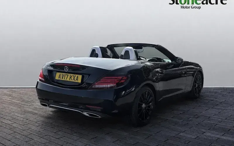 Used Mercedes E250 AMG line 204 HP (150 kW) 2017 Black Cabriolet