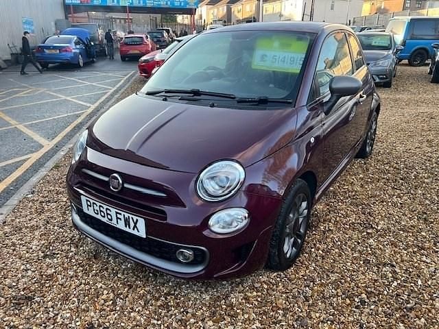 Used Fiat 500S S 2016 Red Hatchback